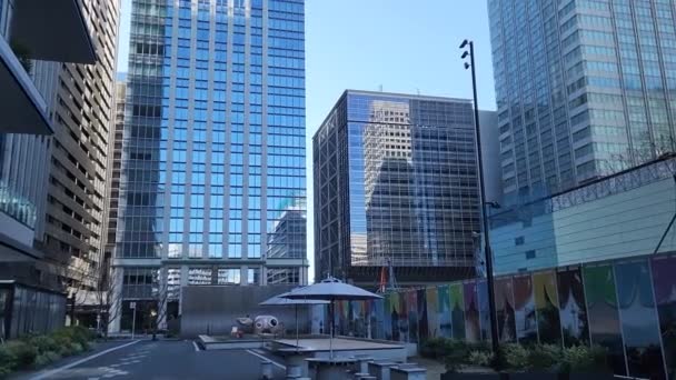 东京Tokiwabashi再开发2023年1月 — 图库视频影像
