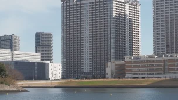 東京高層マンションタワーマンション超高層ビル — ストック動画