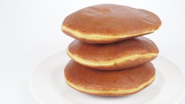 Dorayaki, Japon tatlıları videoyu kapatın.