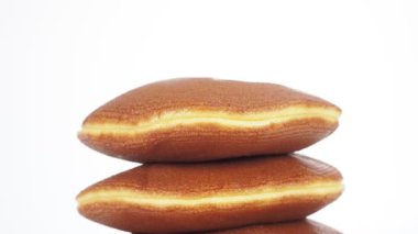 Dorayaki, Japon tatlıları videoyu kapatın.