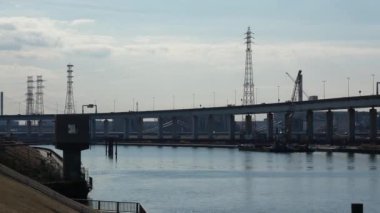 Arakawa nehir yatağı 2023 Şubat, Japonya Tokyo