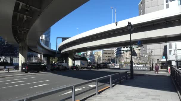 Tokyo Metropolitan Expressway Tunnelbana Planerad Avsnitt 2023 — Stockvideo
