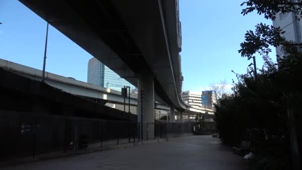 Tokyo Metropolitan Expressway Földalatti Tervezett Szakasz 2023 — Stock videók