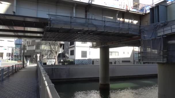 Tokio Metropolitan Expressway Podziemny Planowany Odcinek 2023 — Wideo stockowe