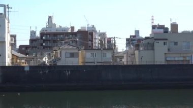 Eski Edogawa Köprüsü Japonya 'da 2023' te planlanmış bir inşaat sahası