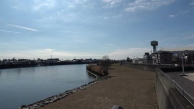 Eski Edogawa Köprüsü Japonya 'da 2023' te planlanmış bir inşaat sahası