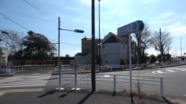 Oude Edogawa Brug Geplande Bouwplaats Japan 2023 — Stockvideo