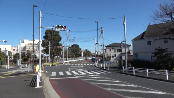 Παλαιά Γέφυρα Edogawa Σχεδιασμένο Εργοτάξιο Στην Ιαπωνία 2023 — Αρχείο Βίντεο