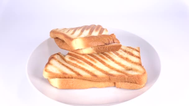 Sandwich Caldo Breve Video Clip — Video Stock