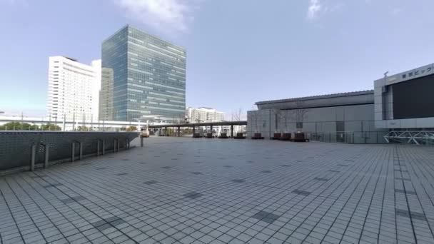 Tokyo Big Sight Daytime Landscape 2023 — Stock Video