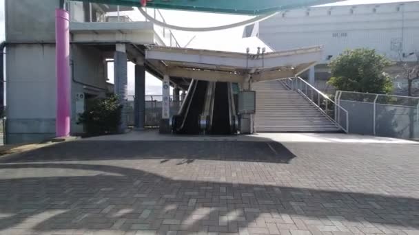 Odaiba Dismantling Tokio Japan Februari 2023 — Stockvideo
