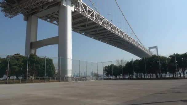 东京彩虹桥景观2023年3月 — 图库视频影像