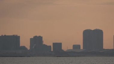 Tokyo Körfezi Sabah Erken saatlerde Chiba Bölgesi, Japonya 2023