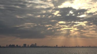 Tokyo Körfezi Sabah Erken saatlerde Chiba Bölgesi, Japonya 2023