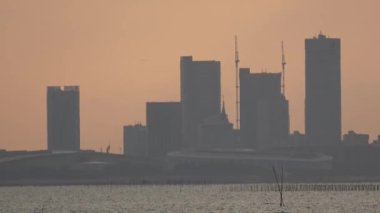 Tokyo Körfezi Sabah Erken saatlerde Chiba Bölgesi, Japonya 2023