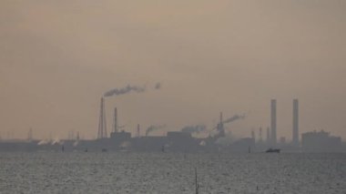 Tokyo Körfezi Sabah Erken saatlerde Chiba Bölgesi, Japonya 2023