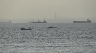 Tokyo Körfezi Sabah Erken saatlerde Chiba Bölgesi, Japonya 2023