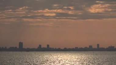 Tokyo Körfezi Sabah Erken saatlerde Chiba Bölgesi, Japonya 2023