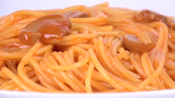 Japán Spagetti Napolitana Rövid Videóklip — Stock videók