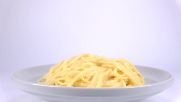 Pasta Carbonara 视频短片 — 图库视频影像