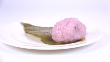 Sakuramochi Domyoji Japon geleneksel tatlıları.