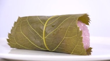 Sakuramochi Domyoji Japon geleneksel tatlıları.
