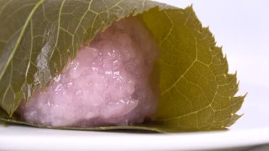 Sakuramochi Domyoji Japon geleneksel tatlıları.