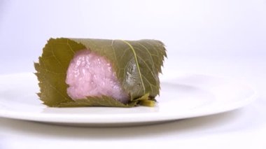Sakuramochi Domyoji Japon geleneksel tatlıları.
