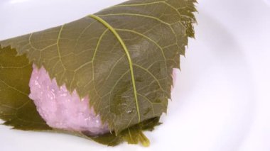 Sakuramochi Domyoji Japon geleneksel tatlıları.