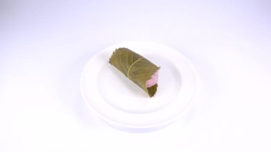 Sakuramochi Domyoji Japon geleneksel tatlıları.