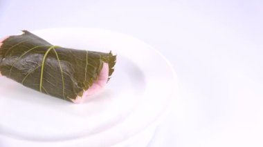 Sakuramochi chomeiji Japon geleneksel tatlıları