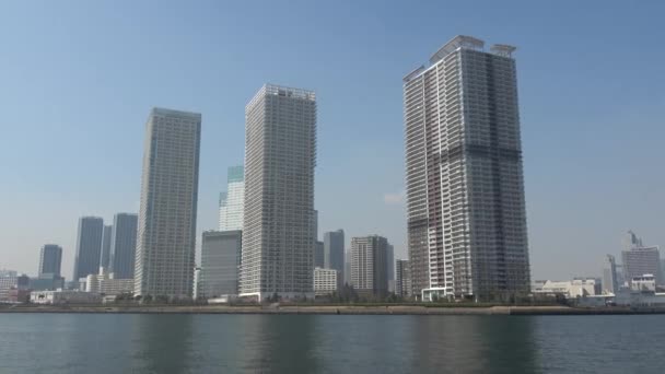 Tokyo Bay Area Paesaggio 2023 Primavera — Video Stock