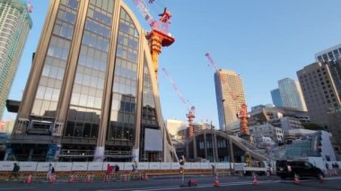 Azabudai Hills inşaatı devam ediyor Mart 2023, Japonya Tokyo