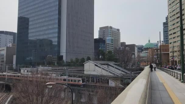 Ochanomizu Manzarası Japonya Tokyo Mart 2023 — Stok video