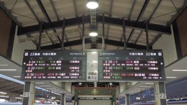 Tokyo istasyonu 2023 Nisan 'ının erken saatlerinde