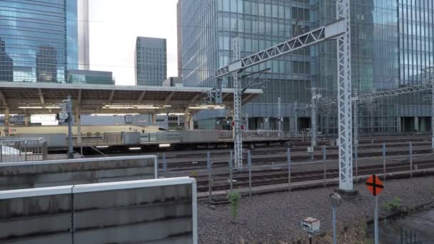 Станция Токио Ранним Утром Апрель 2023 Года — стоковое видео