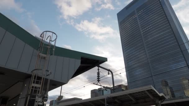 Токийский Вокзал Синьцзян Звуковым Ограниченным Экспрессом 2023 — стоковое видео