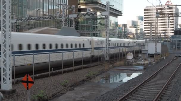 Станція Токіо Сінкансен Звуком 2023 Лімітований Експрес — стокове відео