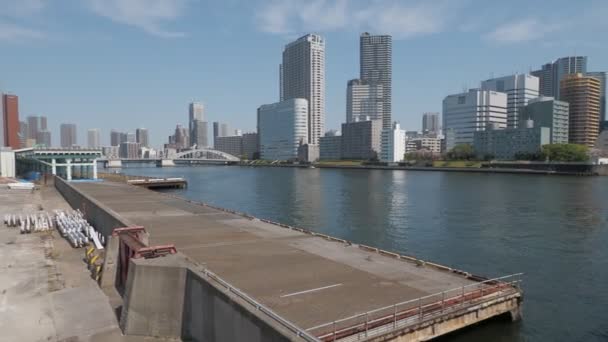 築地市場跡地2023年4月東京都 — ストック動画