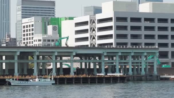 Antigo Sítio Mercado Tsukiji Abril 2023 Japão Tóquio — Vídeo de Stock