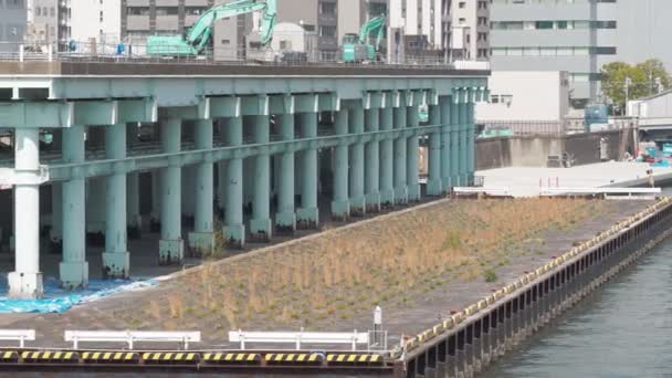 Bývalá Stránka Trhu Cukiji Duben 2023 Japonsko Tokio — Stock video