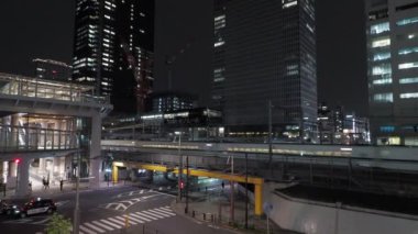 Hamamatsucho Gece Manzarası, Tokyo Nisan 2023