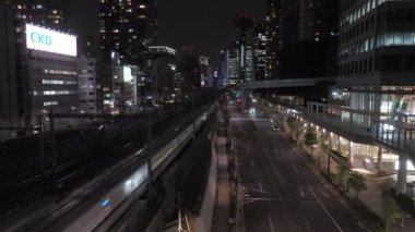 Hamamatsucho Gece Manzarası, Tokyo Nisan 2023