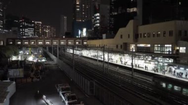 Hamamatsucho Gece Manzarası, Tokyo Nisan 2023