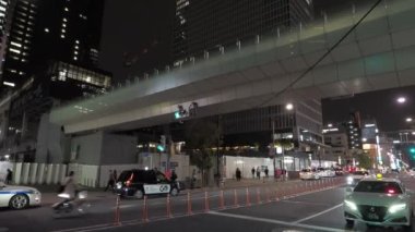 Hamamatsucho Gece Manzarası, Tokyo Nisan 2023