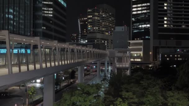 Hamamatsucho Night View Jepang Tokyo April 2023 — Stok Video