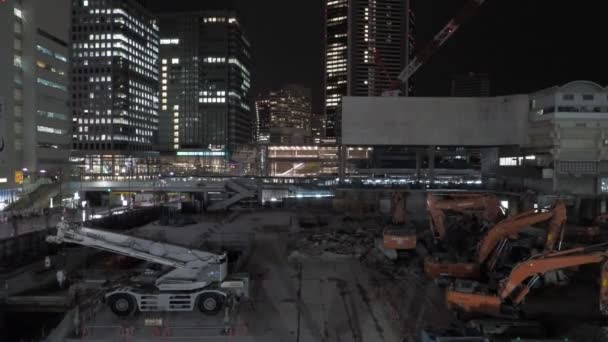 Hamamatsucho Night View Giappone Tokyo Aprile 2023 — Video Stock