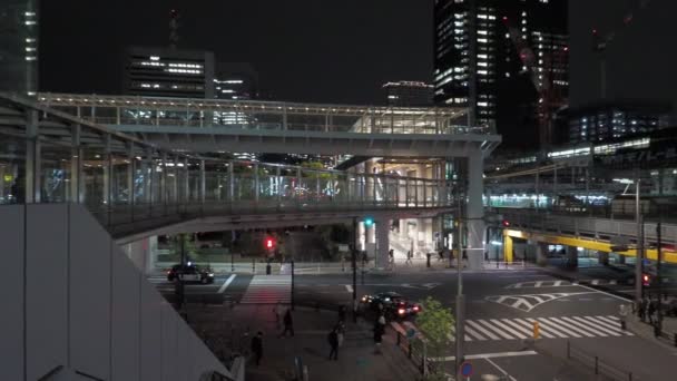 Hamamatsucho Night View Japón Tokio Abril 2023 — Vídeo de stock