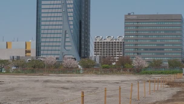 Odaiba Desmantelamiento Tokio Japón Abril 2023 — Vídeo de stock