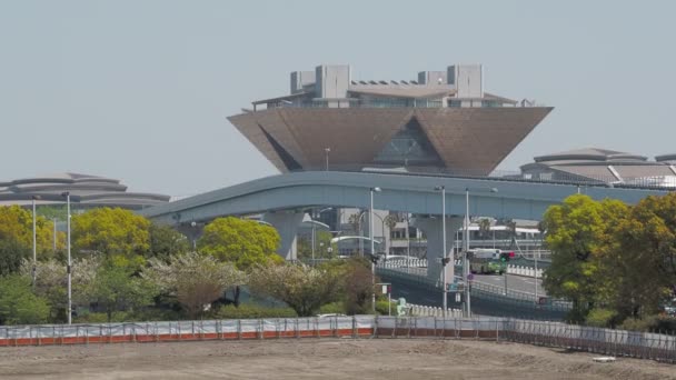 Odaiba Demontering Tokyo Japan April 2023 — Stockvideo